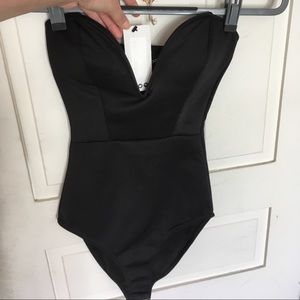 Strapless sweetheart bodysuit NWT